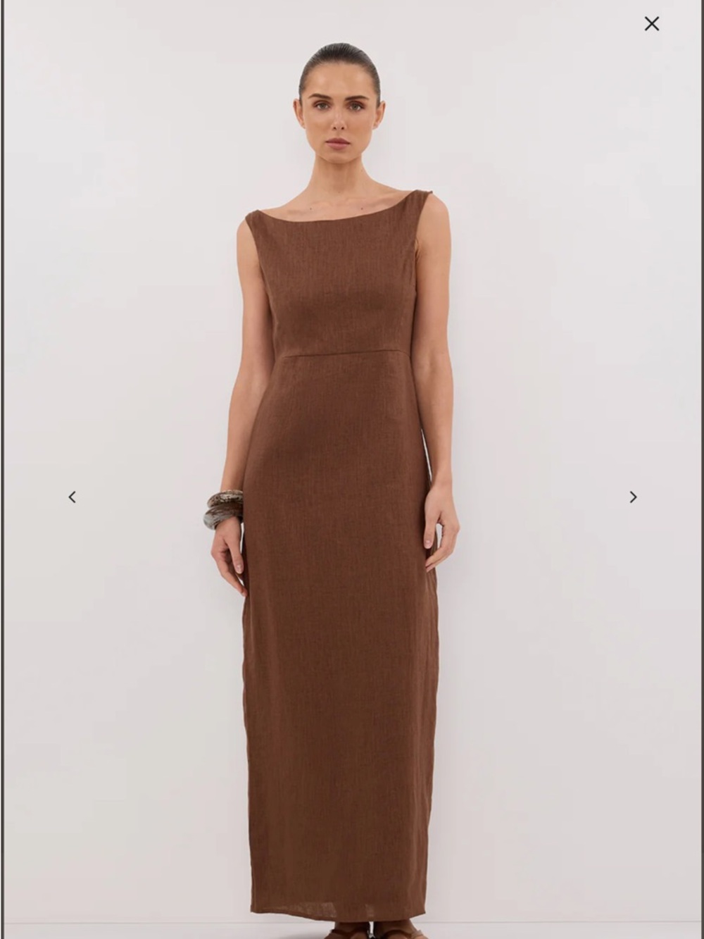 Nwt dissh jule linen dress in fondant - size us 4